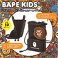 BAPE  a bathing ape 2023 AUTUMN/WINTER COLLECTION Bellows style BLACK smartphone shoulder & Milo coin case BOOK